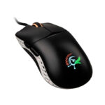 Ducky Feather Omron Switch RGB Wired Gaming Mouse - Black and White-thumbnail