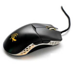 Ducky Feather Omron Switch RGB Wired Gaming Mouse - Black and White-57362