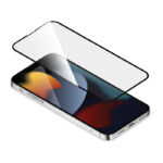 Torrii Bodyglass Screen Protector for iPhone 13 mini (5.4) Anti-bacterial Coating - Full Coverage Curved - Black-thumbnail