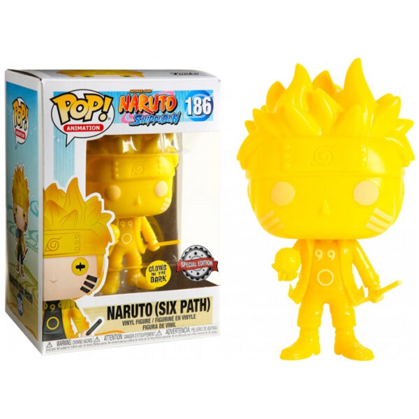 Funko Pop! Animation: Naruto Naruto Six Path (Yellow) (EXC) - 186-0