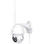 Powerology Wifi Smart Outdoor Camera 360 Horizontal and Vertical Movement - White-thumbnail