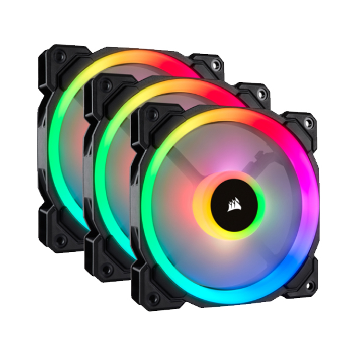 Corsair LL Series LL120 RGB 120mm 3 Fan Pack with Lighting-0