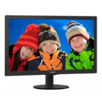 Philips 243V5QHABA 24 Inch FHD 60Hz LCD Gaming Monitor 28168-thumbnail
