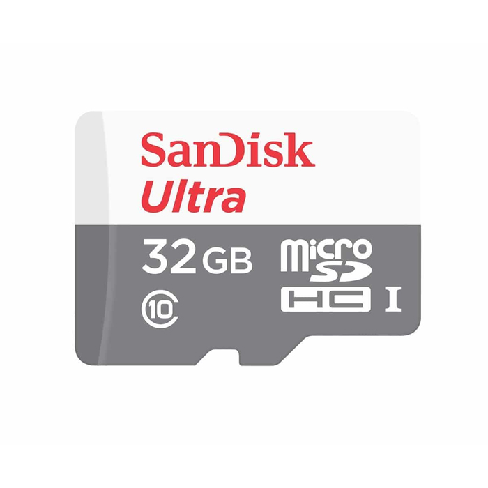SanDisk 32GB Ultra MicroSDHC Memory Card C10 UHS-I-0