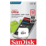 SanDisk 32GB Ultra MicroSDHC Memory Card C10 UHS-I-60775