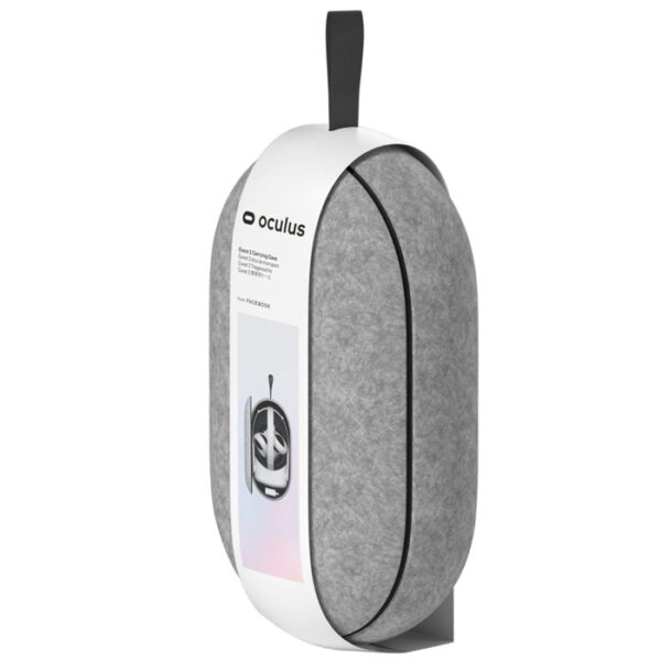 Oculus Quest 2 Carrying Case for Lightweight, Portable Protection - VR - Gray-0