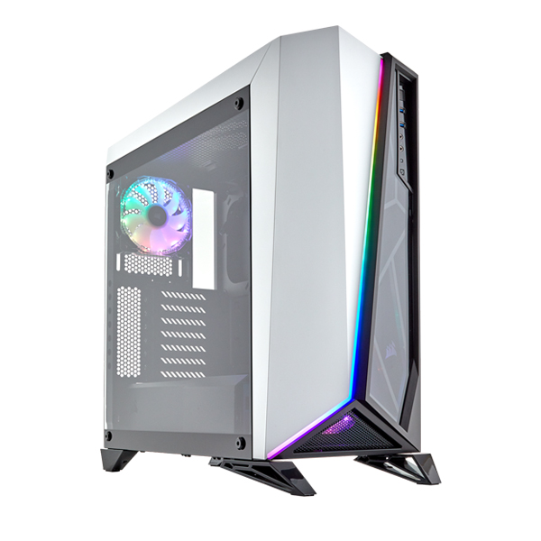 Corsair Carbide Series SPEC OMEGA RGB Mid Tower Case - White-0