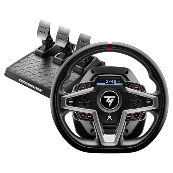 Thrustmaster T248 X Steering wheel & Magnetic Pedals For Xbox/x/s - Black-0