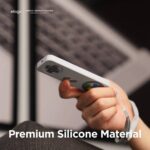 Elago R4 Retro Apple TV Remote Case Lanyard Included - Light Grey-69098