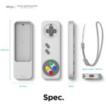 Elago R4 Retro Apple TV Remote Case Lanyard Included - Light Grey-69099