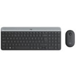 Logitech MK470 Slim Wireless Keyboard-AR and Mouse Combo (Eng/AR)-0
