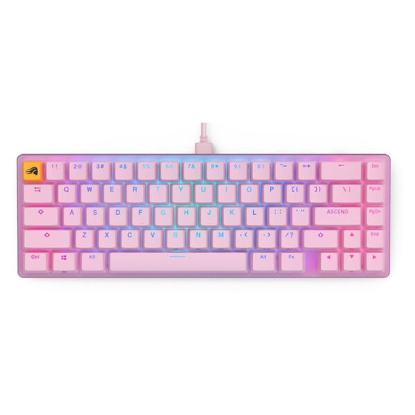 Glorious GMMK2 65% Mechanical Pre-Built ANSI USA Keyboard - Pink-0