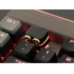 ZomoPlus Customized WUKONG Cherry MX Switches And Clones, Game And Movie Theme Metal Keycap With CNC Engraving (1u Size) For Mechanical Gaming Keyboard - Black-71724