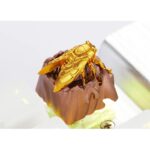 ZomoPlus Customized 3D GOLDEN CICADA Cherry MX Switches And Clones, Game And Movie Theme Metal Keycap With CNC Engraving (1u Size) For Mechanical Gaming Keyboard - Golden-71789