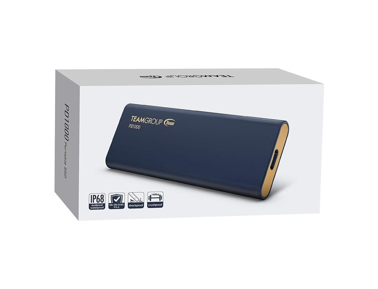 Teamgroup T-Force PD1000 1TB Aluminum SSD, USB-C, USB A 3.2 Gen 2-70159 Teamgroup T-Force PD1000 1TB Aluminum SSD, USB-C, USB A 3.2 Gen 2-70159