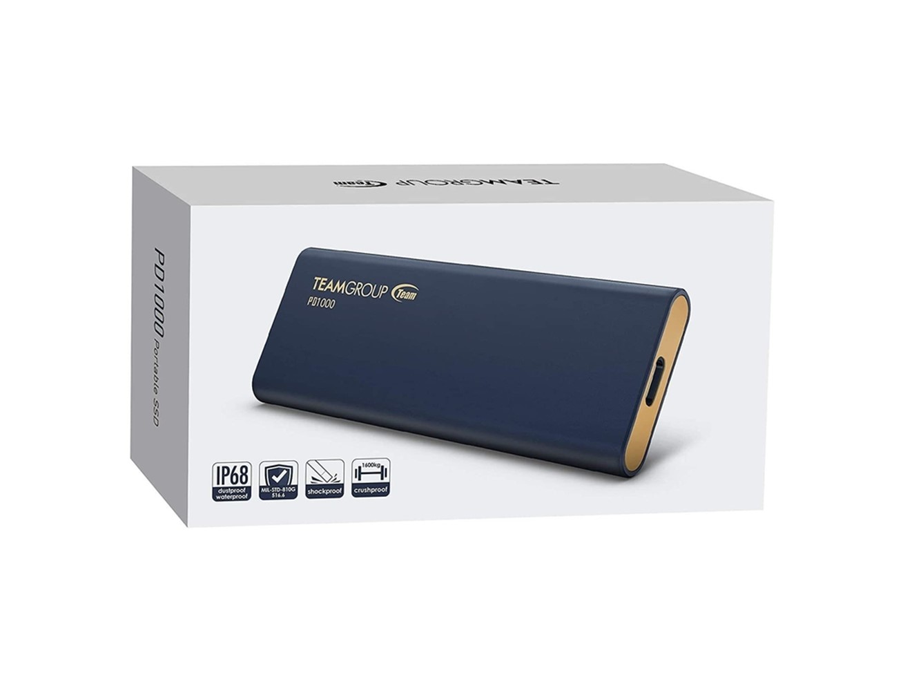 Teamgroup T-Force PD1000 512GB Aluminum SSD, USB-C, USB A 3.2 Gen 2-70166 Teamgroup T-Force PD1000 512GB Aluminum SSD, USB-C, USB A 3.2 Gen 2-70166