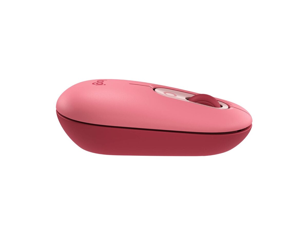 Logitech POP with Emoji Wireless/Bluetooth Mouse - Pink-70086
