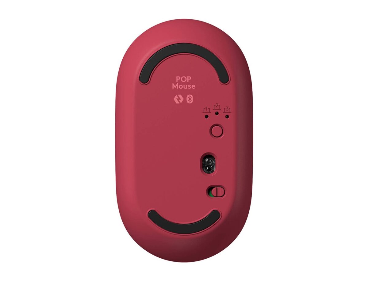 Logitech POP with Emoji Wireless/Bluetooth Mouse - Pink-70087