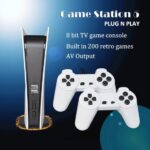Game Station5 USB Wired Video Game Console (With 200 Classic Game + 2 Wired Controller)-70116