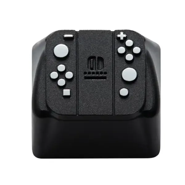 ZomoPlus Customized GAME PAD I Cherry MX Switches And Clones, Game And Movie Theme Metal Keycap With CNC Engraving (1u Size) For Mechanical Gaming Keyboard - Black/Silver-0