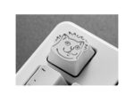 ZomoPlus Customized MUR CAT Cherry MX Switches And Clones, Game And Movie Theme Metal Keycap With CNC Engraving (1u Size) For Mechanical Gaming Keyboard - White-71569