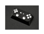 ZomoPlus Customized GAME PAD II Cherry MX Switches And Clones, Game And Movie Theme Metal Keycap With CNC Engraving (2u Size) For Mechanical Gaming Keyboard - Black/Silver-71579