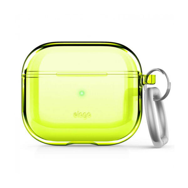 Elago AirPods 3 Clear Hang Case - Neon Yellow-0