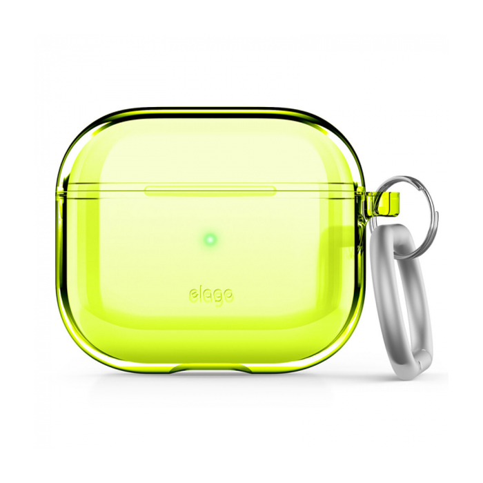 Elago AirPods 3 Clear Hang Case - Neon Yellow-0