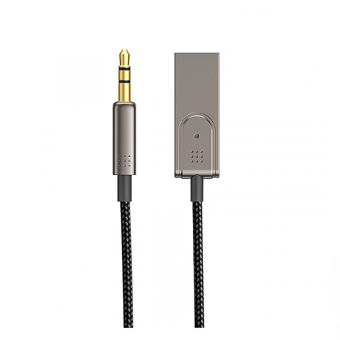 Wiwu Car Wireless Audio Cable With Built-in Microphone - Black-71154 Wiwu Car Wireless Audio Cable With Built-in Microphone - Black-71154