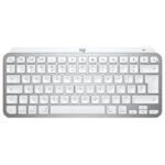 Logitech MX Keys Mini Mac Keyboard - Wireless + Bluetooth, Qwerty US International, LED Backlight - Gray -0