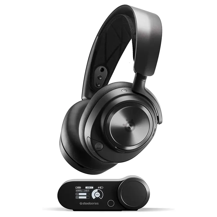 SteelSeries - Arctis Nova Pro Wireless Gaming Headset for PC, PS5, and PS4 - Black-0