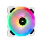 Corsair LL120 RGB 120mm Dual Light Loop White RGB PWM Fan - Single Pack-0