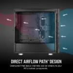 Corsair 275R Airflow Tempered Glass Mid-Tower Black-72539