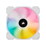 Corsair iCUE SP120 RGB ELITE Performance 120mm White PWM Fan - Single Pack-0