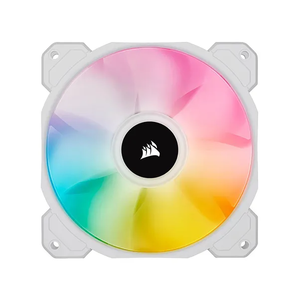 Corsair iCUE SP120 RGB ELITE Performance 120mm White PWM Fan - Single Pack-0