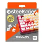 SteelSeries PrismCaps Universal Double Shot PBT Keycaps - White-0