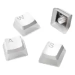 SteelSeries PrismCaps Universal Double Shot PBT Keycaps - White-72629