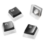 SteelSeries PrismCaps Universal Double Shot PBT Keycaps - Black-72631