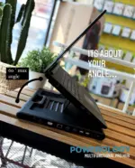 Powerology Multi-Functional Pro Hub & Laptop Stand Black-72904