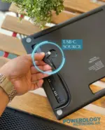 Powerology Multi-Functional Pro Hub & Laptop Stand Black-72905