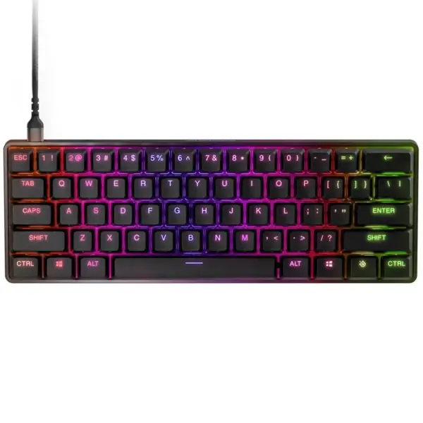 SteelSeries - Apex 9 Mini 60% OptiPoint US RGB Wired Gaming Keyboard - Linear Optical Switchs-0