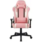 DXRacer P132 Prince Series Gaming Chair - Pink /White -0
