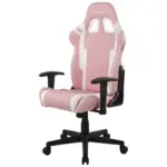 DXRacer P132 Prince Series Gaming Chair - Pink /White -thumbnail