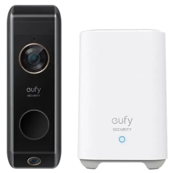 Anker Eufy Video Doorbell Dual Camera 2K with HomeBase - Black-0