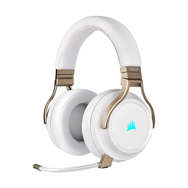 Corsair iCUE Virtuoso Wireless Gaming Headset - Pearl-0