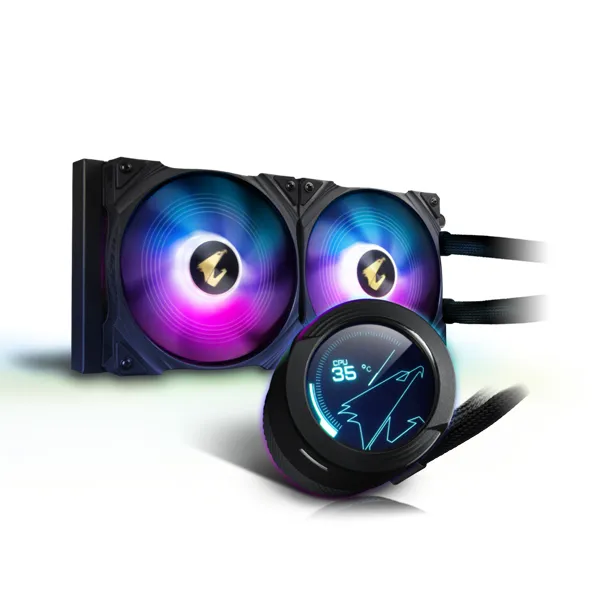Gigabyte AORUS WATERFORCE X 280 ARGB AIO Liquid Cooler-0