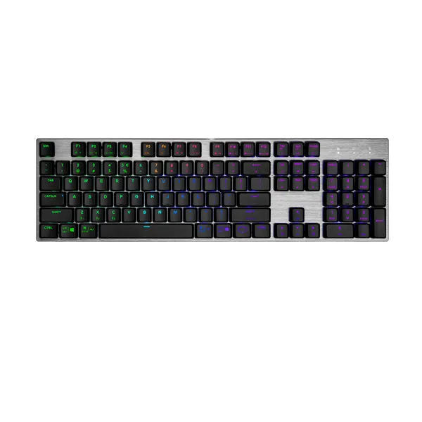 Cooler Master SK653 RGB Low Profile Mechanical Red Switch Keyboard-0