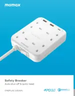 Momax ONEPLUG PD20W 2A1C 4-position extension board - White-78578