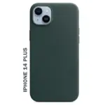 Apple iPhone 14 Plus Leather Case with MagSafe - Forest Green-0