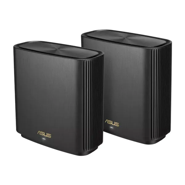 ASUS ZenWiFi AX XT8 - AX6600 Whole-Home Tri-band Mesh WiFi 6 System - 2 Pack Black - (31020)-0